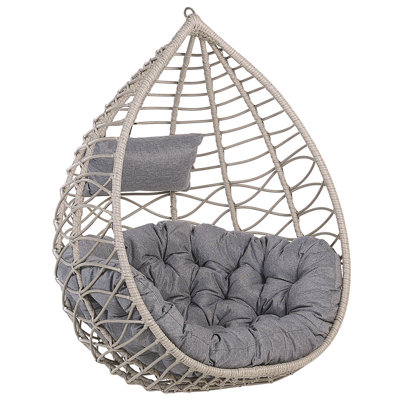 Garden Chair ARSITA PE Rattan Grey