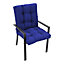 Garden Chair Bench Seat Pad Cushion Outdoor Swing Chair Seat Cushion for Indoor Outdoor,Navy Blue