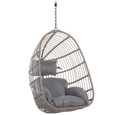 Garden Chair CASOLI PE Rattan Grey