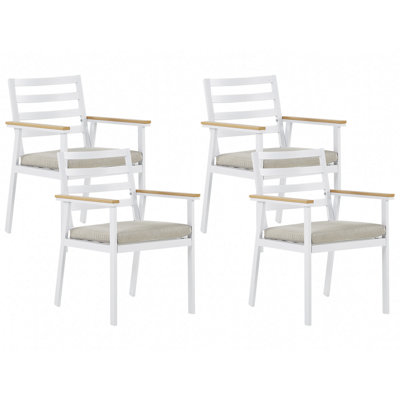 Garden Chair CAVOLI Metal Beige