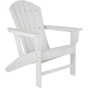 Garden chair in Adirondack design - white/white