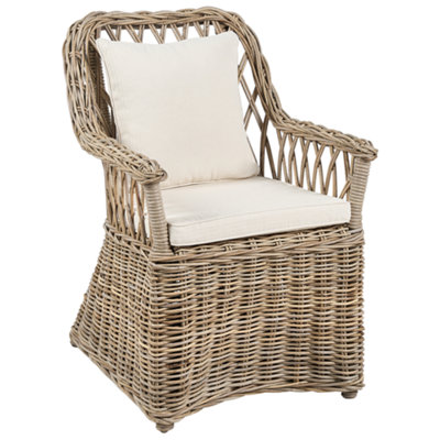 Garden Chair Rattan Light Beige MAROS II