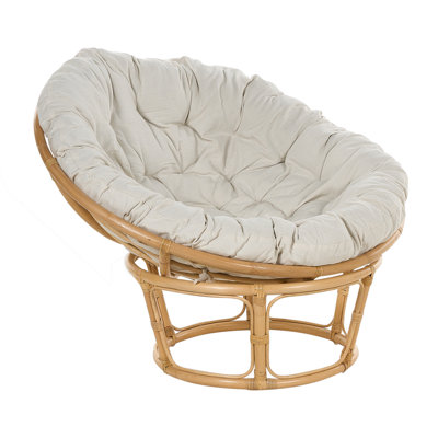 Garden Chair Rattan Light Beige SALVO