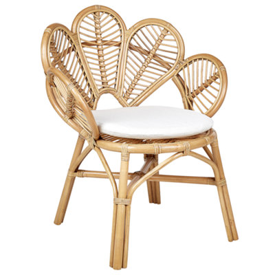 Garden Chair Rattan Natural FLORENTINE II