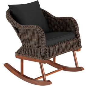 Garden chair Rovigo - Outdoor Rocking Chair - brown