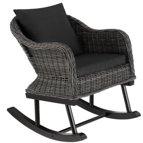 Garden chair Rovigo - Outdoor Rocking Chair - grey