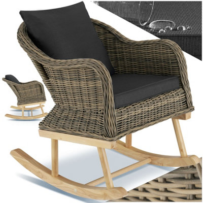 Garden chair Rovigo - Outdoor Rocking Chair - nature