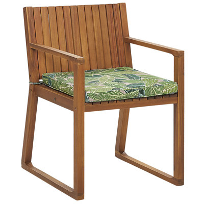 Garden Chair SASSARI Wood Light Green