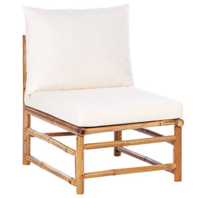 Garden Chair Wood Off-White CERRETO