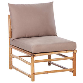 Garden Chair Wood Taupe CERRETO