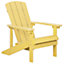 Garden Chair Yellow ADIRONDACK