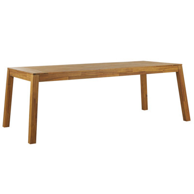 Garden Dining Table LIVORNO 210 cm 90 cm Acacia Wood Brown