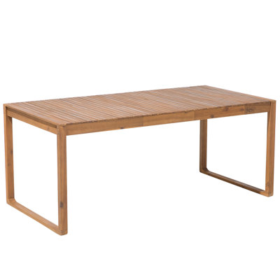 Garden Dining Table SASSARI 180 cm 90 cm Acacia Wood Brown