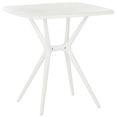 Garden Dining Table SERSALE 70 cm 70 cm White