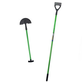 Garden Draw Hoe and Grass Lawn Border Edger Edging Cutting Gardening Trimmer