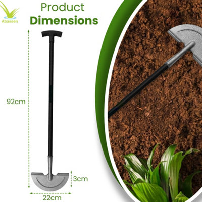 Garden Edger Lawn Tool Heavy Duty Half Moon Edgers for Landscaping