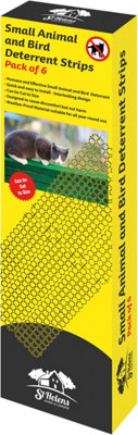 Garden Fence Small Animal Bird Squirrel Cat Pest Deterrent Strips Spikes -6 Pack