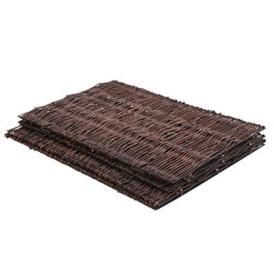 Garden Fence Trash Can Fence Rattan Yard Privacy Fence Outdoor Animal ...