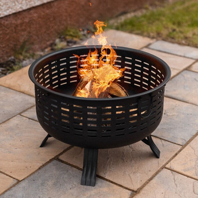 Garden Fire Pit with Free Poker