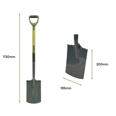 Garden Fork & Spade Set with solid forged carbon steel with Steel Handle coated in PCV with Re enforced shaft (FREE DELIVERY) - 5