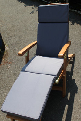 Garden Furniture Cushion- Cushion for Garden Steamer Chair In Grey