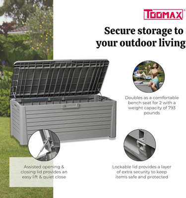 Garden Furniture Storage Box, Toomax Florida Multifunctional Box, 550L ...