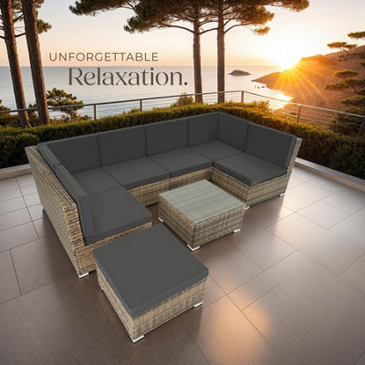 Garden Furniture Venice - set for 6 to 7 people, outdoor sofas, table ...