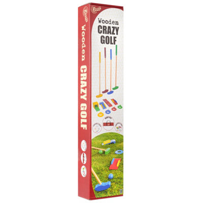 Garden Games Wooden Crazy Golf Set for Kids, Children's Garden