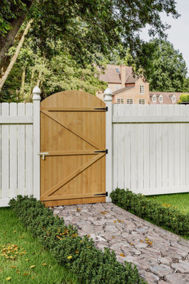 Garden Gate Pine Wooden Semi Side Opening Gate Semi Braced H 180 cm x W 105 cm