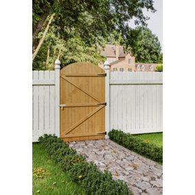 Garden Gate Pine Wooden Semi Side Opening Gate Semi Braced H 180 cm x W 105 cm