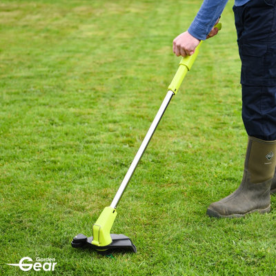 Garden Gear 12V Cordless Grass Trimmer Edger Rechargeable Battery Charger Included