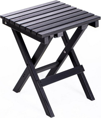 Garden Gear HDPE Folding Side Table Outdoor Portable Garden Drink Snack ...