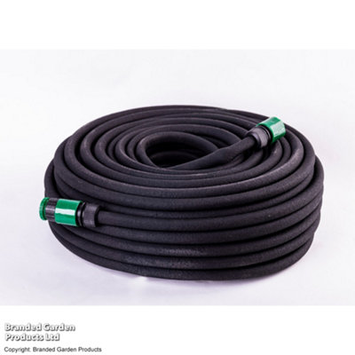 Garden Gear Soaker Hose Kit 30m Slow-Release Irrigation System for Allotments Gardens Lawns Durable Recycled Rubber