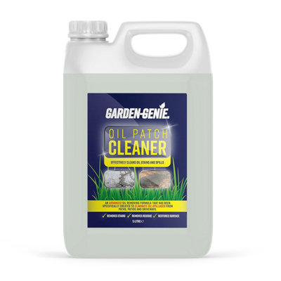 Garden Genie - Oil Patch Cleaner - Removes Tough Stains from Driveways & Patios - 5 Litre