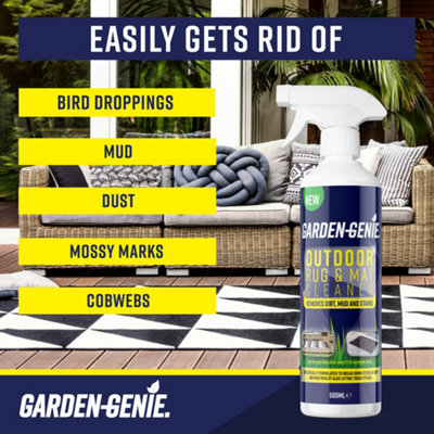 Garden Genie - Outdoor Rug Cleaner Spray, For Dirt, Mud & Stains - 500ml