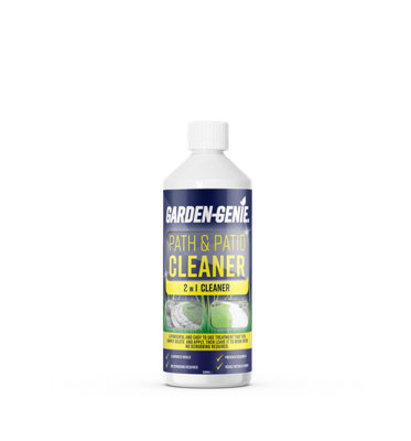 Garden Genie - Path and Patio Stone Cleaner,  Degreaser for Stains caused by Mould, Mildew, Algae and Lichen - 500ml