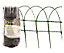Garden Green PVC Coated Border Scalloped Fence 10M X 0.4M