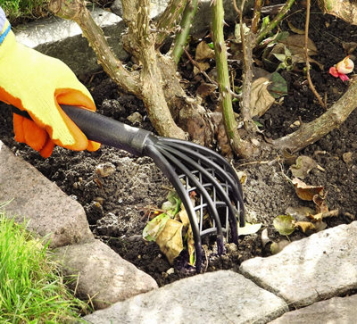 SOFIALXC Garden Rake Rake Claw O Rake Coltivatore Acciaio Inox