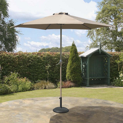 Garden Havana 2.7m Crank Parasol Beige