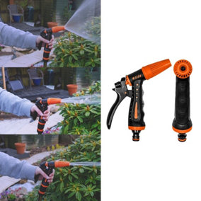 Garden Hose ALL Connectors Fittings Universal Standard Hozelock Compatible Black Nozzle Hose Sprayer