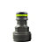 Garden Hose  Connectors Fittings Universal Standard Hozelock Compatible Lime 1/2" Male Connector