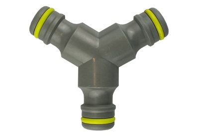 Garden Hose  Connectors Fittings Universal Standard Hozelock Compatible Lime Male 3 Way Connector