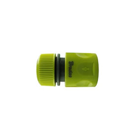 Garden Hose  Connectors Fittings Universal Standard Hozelock Compatible Lime Male Flow Stop Connector
