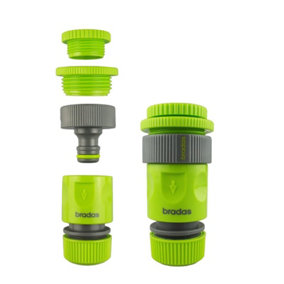 Garden Hose  Connectors Fittings Universal Standard Hozelock Compatible Lime Multi Size Tap Connector