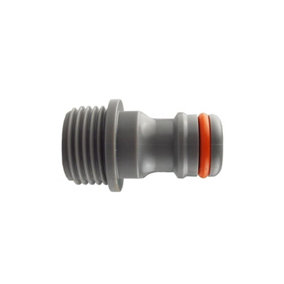 Garden Hose Connectors Fittings Universal Standard Hozelock Compatible White 1/2" Male Connector
