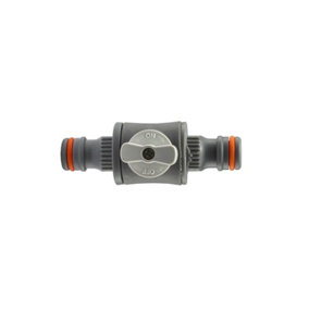 Garden Hose Connectors Fittings Universal Standard Hozelock Compatible White In-Line Valve