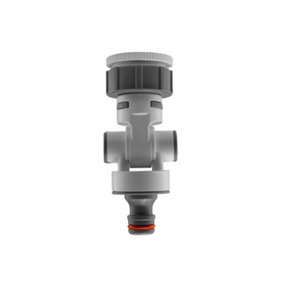 Garden Hose Connectors Fittings Universal Standard Hozelock Compatible White Multi-Angle Tap Connector