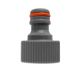 Garden Hose Connectors Fittings Universal Standard Hozelock Compatible White  Tap Connector (3/4")