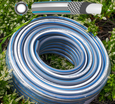 Garden Hose with 2 Connectors - Pipe Extension to Connect Hose Reel to Your Tap (2m) - 3