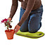Garden Kneeler Memory Foam Waterproof Pad with Built In Handle, Portable Knee Pad Seat Cushion for Gardening Work